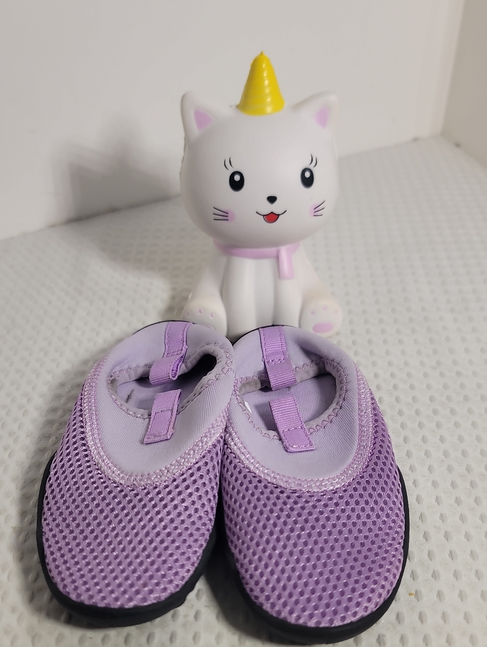 Lilac Mesh Water Shoes - Kids Slip-On